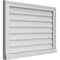 Ekena Millwork Vertical Surface Mount PVC Gable Vent w/ 2"W x 2"H , Brickmould Sill Frame, 32"W x 22"H GVPVE32X2203SN - alternate 4